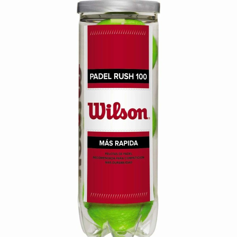 Tennis Balls * | Wilson Padel Rush 100 Padel Balls X 3