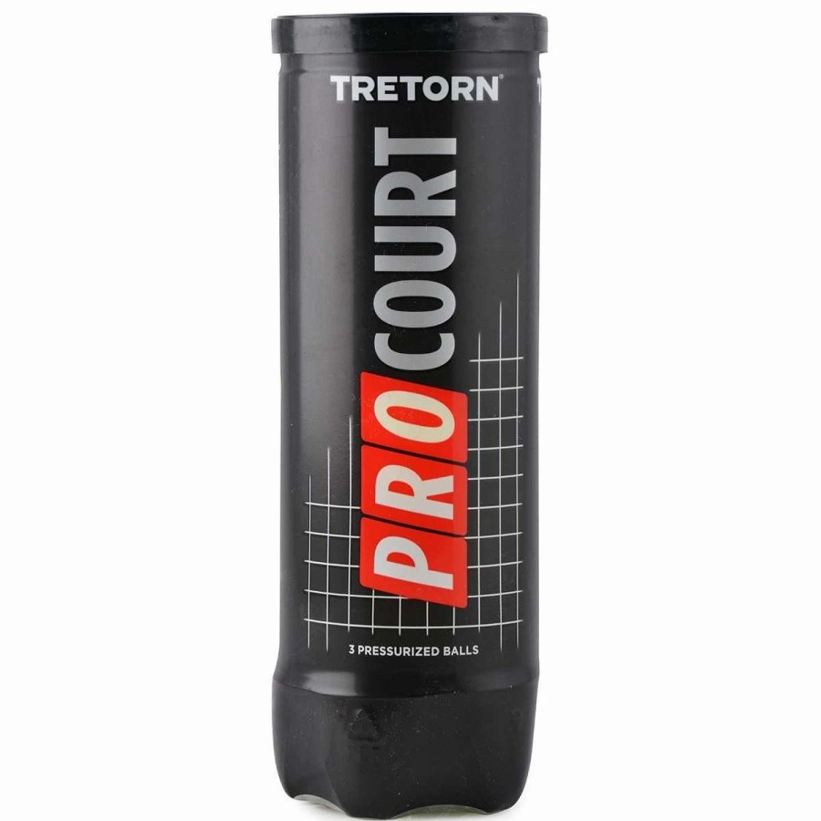 Tennis Balls * | Tretorn Pro Court Tennis Balls X 3