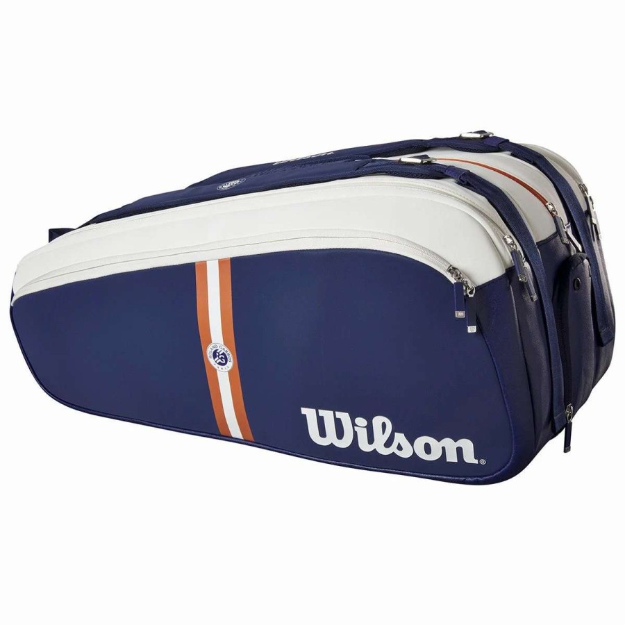 Bags * | Wilson Super Tour 15-Pack Roland Garros Tennis Bag