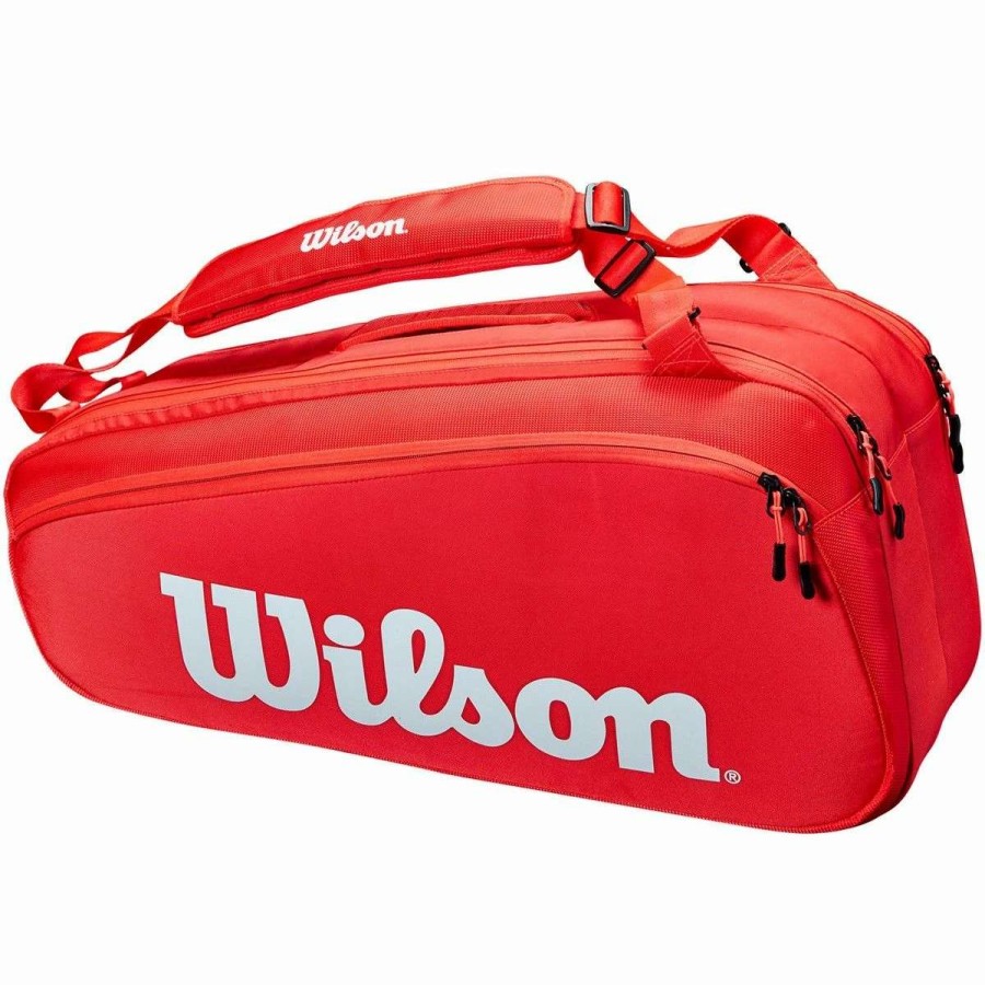 Bags * | Wilson Super Tour 6-Pack Tennis Bag