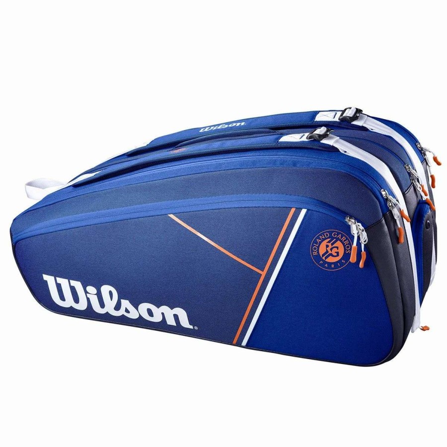 Bags * | Wilson Super Tour 15-Pack Roland Garros Tennis Bag