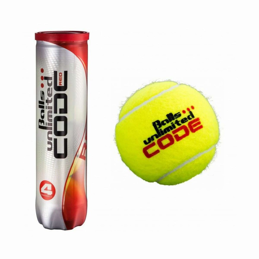 Tennis Balls * | Topspin Unlimited Code Red Tennis Balls X 4