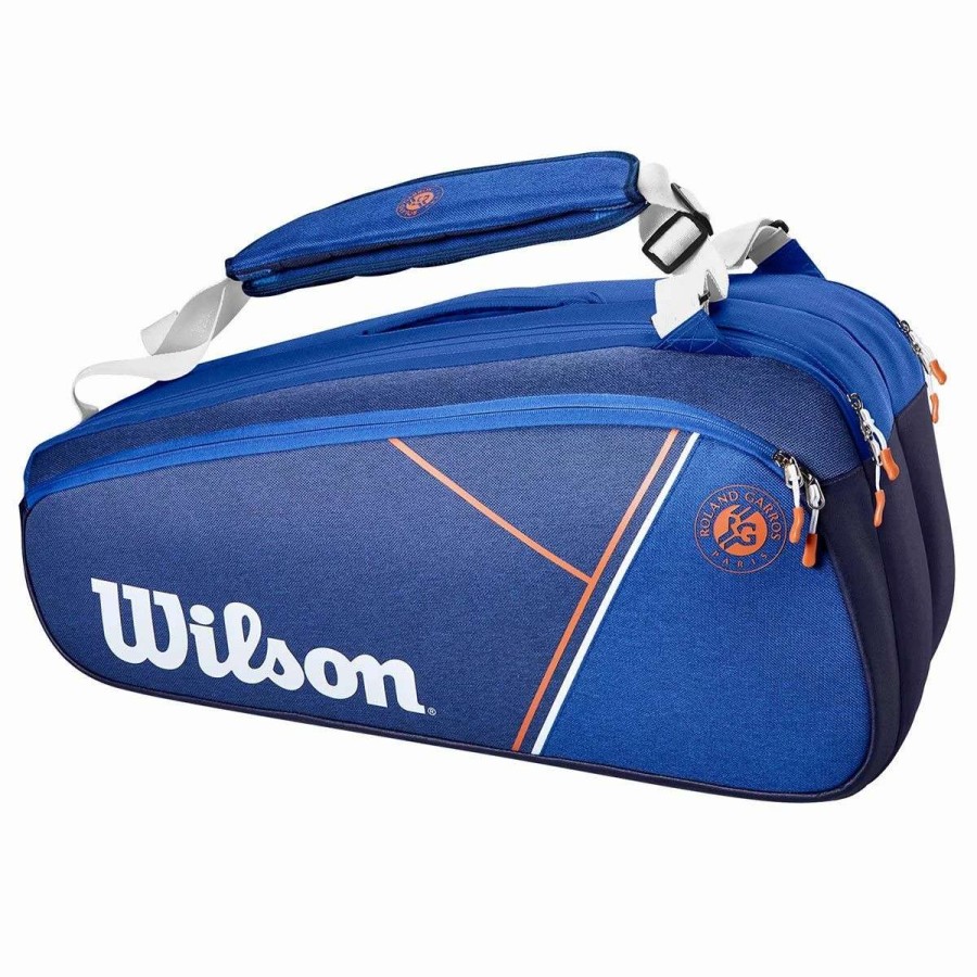 Bags * | Wilson Super Tour 9-Pack Roland Garros Tennis Bag