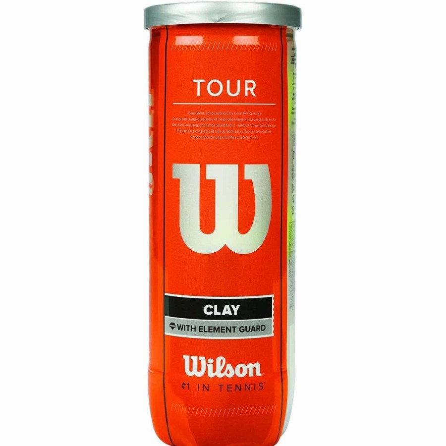 Tennis Balls * | Wilson Tour Clay Tennis Balls X 3