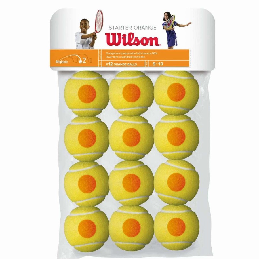 Tennis Balls * | Wilson Starter Orange Junior Tennis Balls X 12