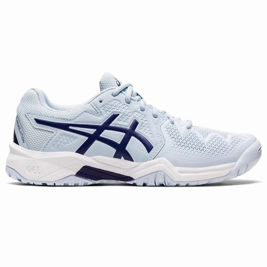 Tennis Shoes * | Asics Gel Resolution 8 Junior Tennis Shoes (Gs)